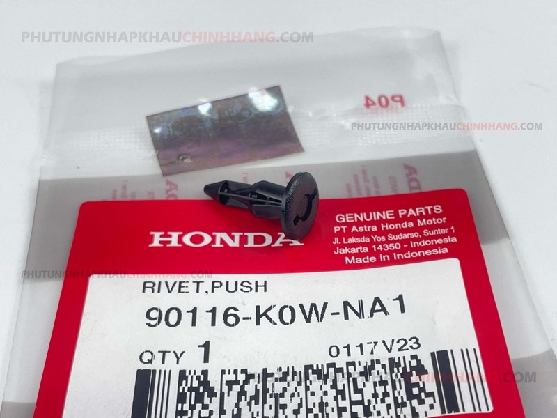 Ốc bấm nhựa Honda 6mm - 90116K0WNA1