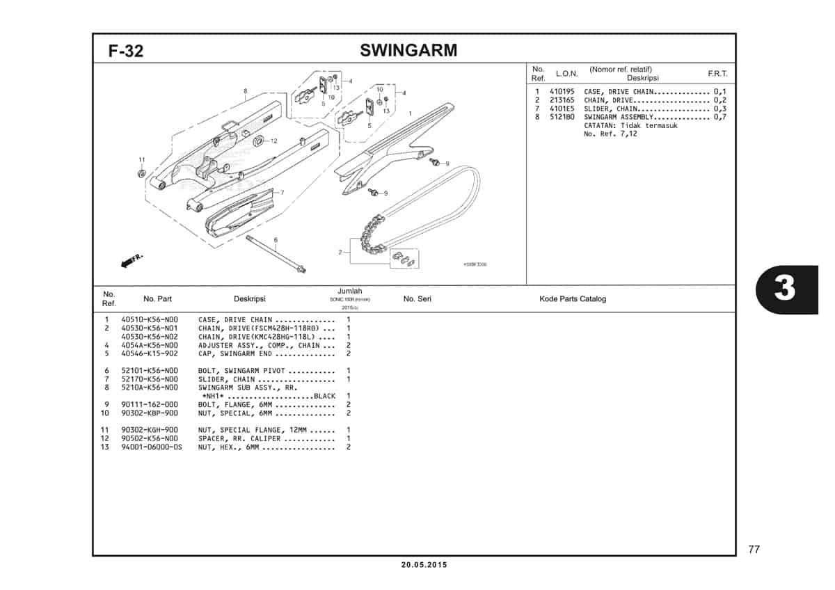 F32-Swingarm
