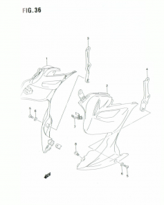 F.36 – ỐP YẾM TRƯỚC – SUZUKI SATRIA F150 K6 – K9