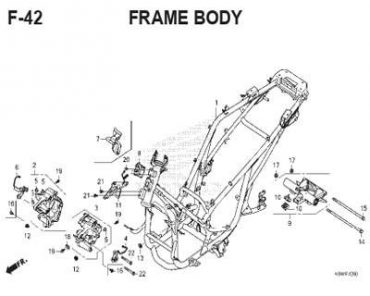 F42 – KHUNG SƯỜN – Honda ADV 150 (K0W)