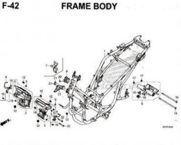 F42 – KHUNG SƯỜN – Honda PCX 150 (K97)