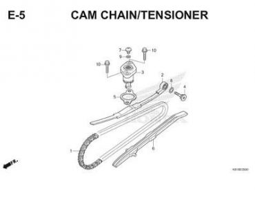 E5 – SÊN CAM/TĂNG CAM – HONDA BEAT 110 (K81)