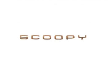 Tem chữ nổi vàng đồng Scoopy K2F 2023