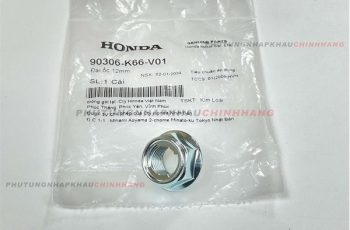 Tán cốt bánh Honda 12mm chính hãng Honda, Đai ốc 12mm