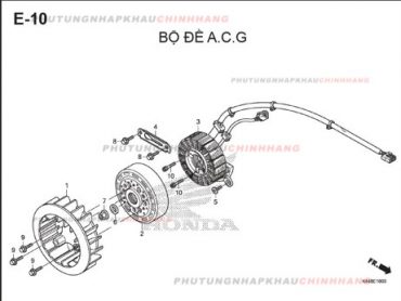 E10 – BỘ ĐỀ A.C.G – HONDA VISION 110 (K44)