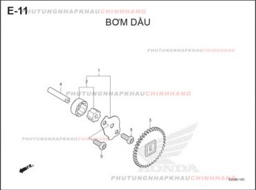 E11 – BƠM DẦU – HONDA VISION 110 (K2C)