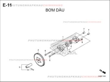 E11 – BƠM DẦU – HONDA VISION 110 (K44)