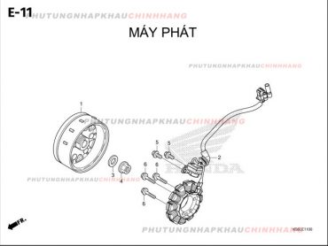 E11 – MÁY PHÁT – HONDA WINNER X V3 V4 (K2P)