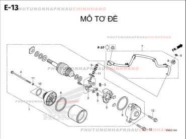 E13 – MÔ TƠ ĐỀ – HONDA WINNER X V3 V4 (K2P)