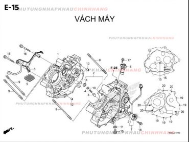 E15 – VÁCH MÁY – HONDA WINNER X V3 V4 (K2P)