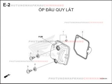 E2 – ỐP ĐẦU QUY LÁT – HONDA VISION 110 (K2C)