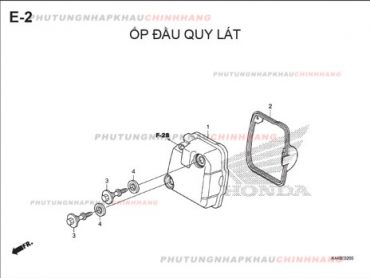 E2 – ỐP ĐẦU QUY LÁT – HONDA VISION 110 (K44)