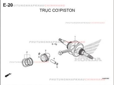 E20 – TRỤC DÊN – HONDA VISION 110 (K44)
