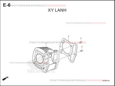 E6 – XY LANH – HONDA VISION 110 (K2C)