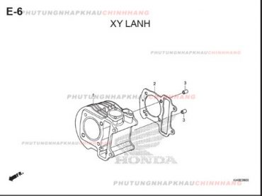 E6 – XY LANH – HONDA VISION 110 (K44)