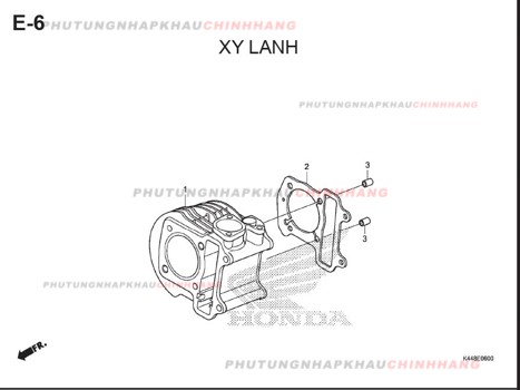 E6 - XY LANH - HONDA VISION 110 (K44)