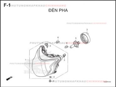 F1 – ĐÈN PHA – HONDA VISION 110 (K2C)