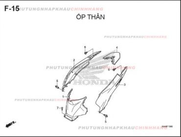 F15 – ỐP THÂN – HONDA VISION 110 (K44)