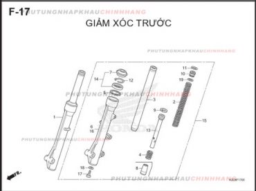 F17 – GIẢM XÓ TRƯỚC – HONDA VISION 110 (K2C)