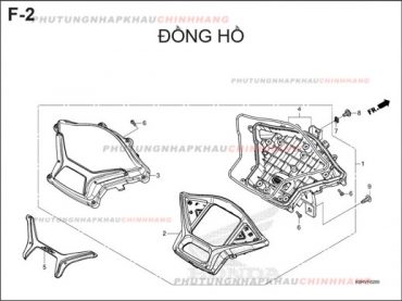 F2 – ĐỒNG HỒ – HONDA SH 125-160 (K0R-K0S)