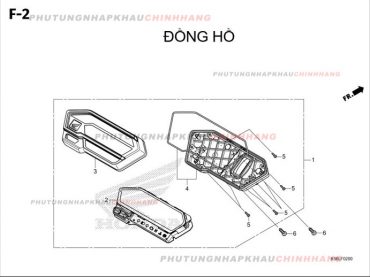 F2 – ĐỒNG HỒ – HONDA WINNER X V3 V4 (K2P)