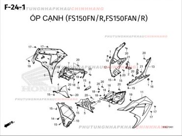 F24-1 – ỐP CẠNH – HONDA WINNER X V3 V4 (K2P)