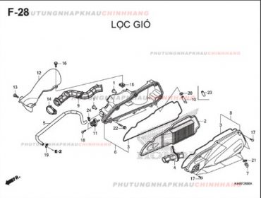 F28 – LỌC GIÓ – HONDA VISION 110 (K44)