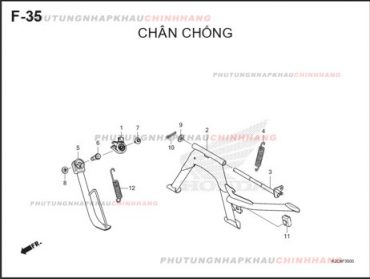 F35 – CHÂN CHỐNG – HONDA VISION 110 (K2C)