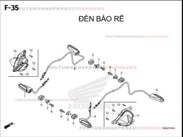 F31 – CHÂN CHỐNG – HONDA WINNER X V3 V4 (K2P)