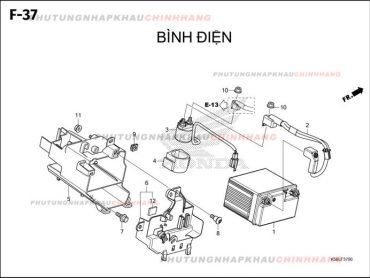 F37 – BÌNH ĐIỆN – HONDA WINNER X V3 V4 (K2P)