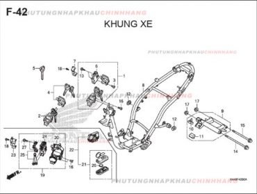 F42 – KHUNG XE – HONDA VISION 110 (K44)