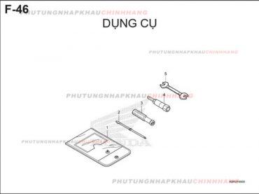 F46 – DỤNG CỤ – HONDA SH 125-160 (K0R-K0S)