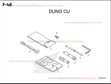 F48 – BỘ ĐỒ NGHỀ – HONDA WINNER X V3 V4 (K2P)