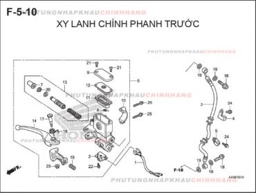 F5-10 – XY LANH CHÍNH PHANH TRƯỚC – HONDA VISION 110 (K44)