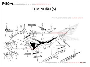 F50-4 – TEM XE – HONDA WINNER X V3 V4 (K2P)