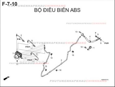 F7-10 – BỘ ĐIỀU KHIÊN ABS – HONDA SH 125-160 (K0R-K0S)