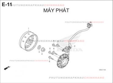 E11 – MÁY PHÁT – HONDA WINNER X V2 2019 (K56L)