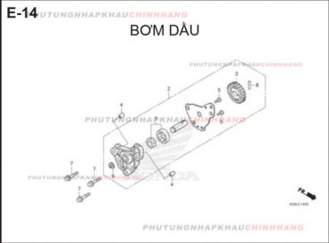 E14 – BƠM DẦU – HONDA WINNER X V2 2019 (K56L)