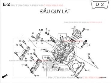 E2 – ĐẦU QUY LÁT – HONDA WINNER 150 V1 2016 (K56G)