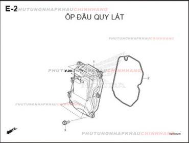 E2 – ỐP ĐẦU QUY LÁT – HONDA LEAD 125 4VAL (K2T)