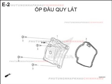 E2 – ỐP QUẠT – HONDA AIR BLADE 125 2016 (K66)