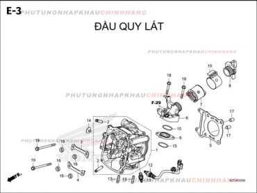 E2 – ỐP ĐẦU QUY LÁT – HONDA LEAD 125 4VAL 2025 (K2TS)