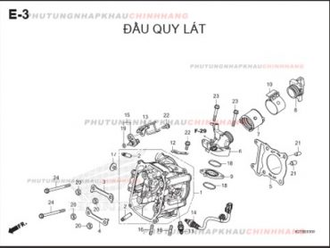 E3 – ĐẦU QUY LÁT – HONDA LEAD 125 4VAL (K2T)