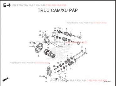 E4 – TRỤC CAM XU PÁP – HONDA LEAD 125 4VAL (K2T)