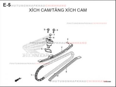 E5 – SÊN CAM – HONDA AIR BLADE 125-150 2020 (K1G-K1F)