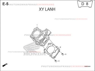 E5 – XY LANH – HONDA WINNER 150 V1 2016 (K56G)