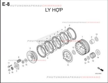 E8 – LY HỢP – HONDA WINNER X V2 2019 (K56L)