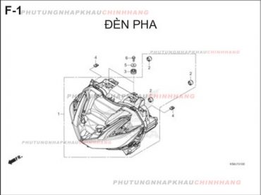 F1 – ĐÈN PHA – HONDA WINNER X V2 2019 (K56L)