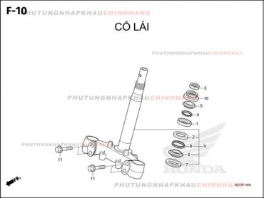 F10 – CỔ LÁI – HONDA LEAD 125 4VAL 2025 (K2TS)