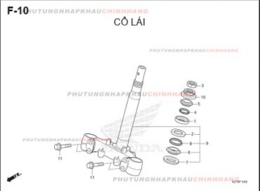 F10 – CỔ LÁI – HONDA LEAD 125 4VAL (K2T)